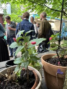 Veranstaltungsbild. Blumen. Foodtruck. Event